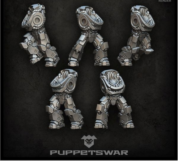 Puppets War Accessories: Strikers Bodies (5)