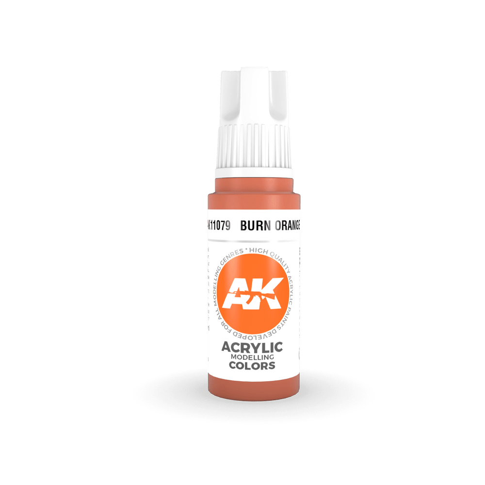 AK-Interactive: 3rd Gen Acrylics - Burn Orange