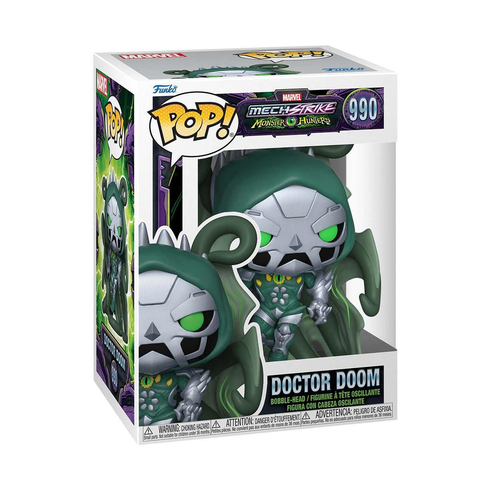Funko POP! Marvel: Mech Strike Monster Hunters Dr. Doom Vinyl Bobblehead