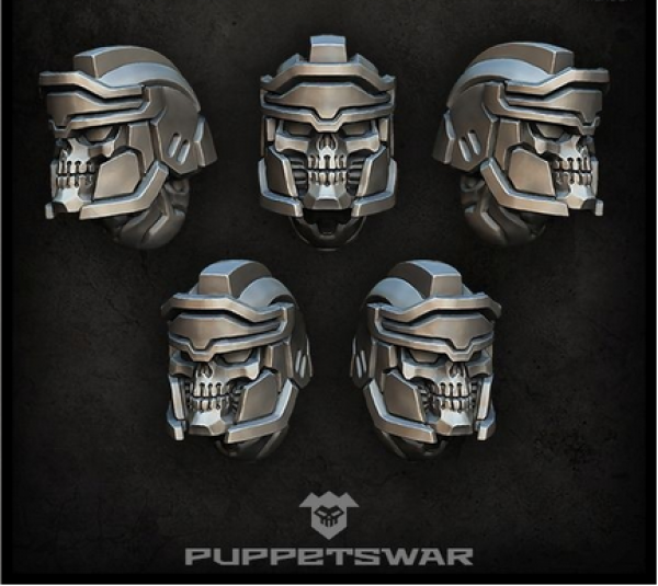 Puppets War Accessories: Legionnaire Reapers Heads (5)