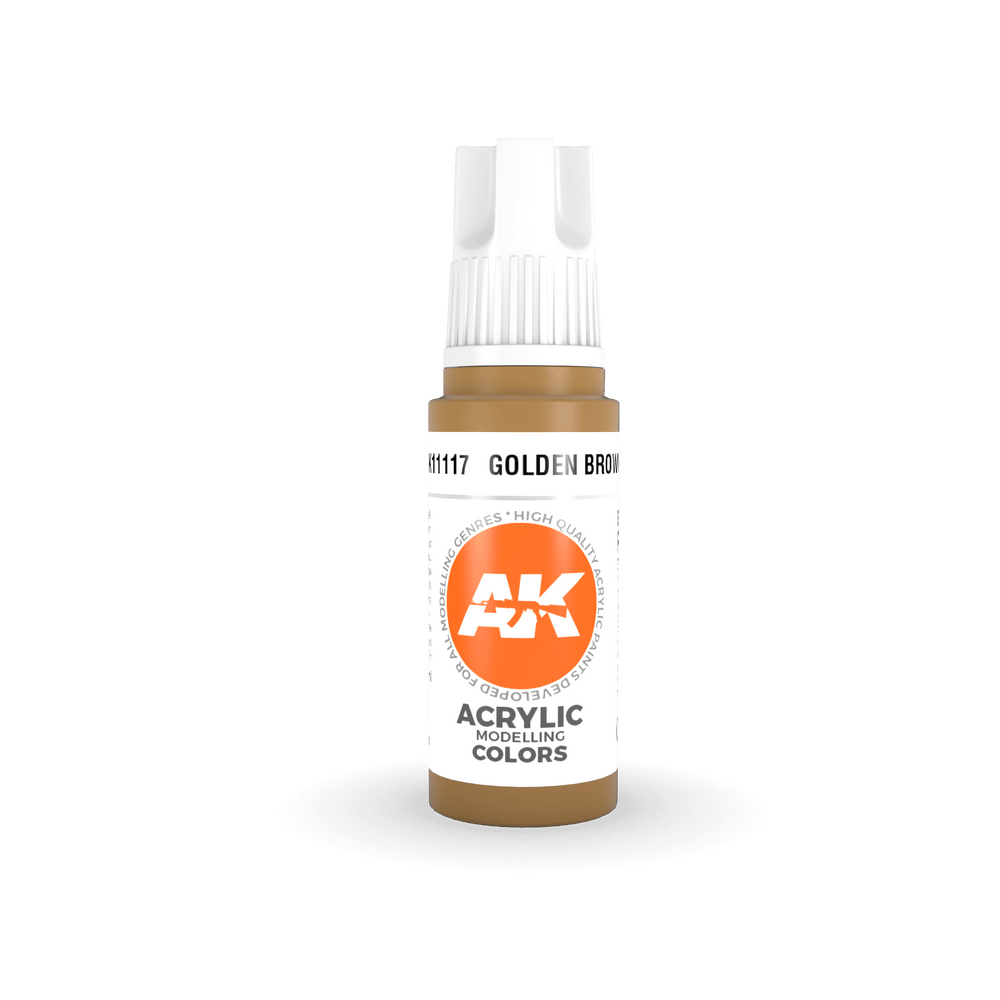AK-Interactive: 3rd Gen Acrylics - Golden Brown