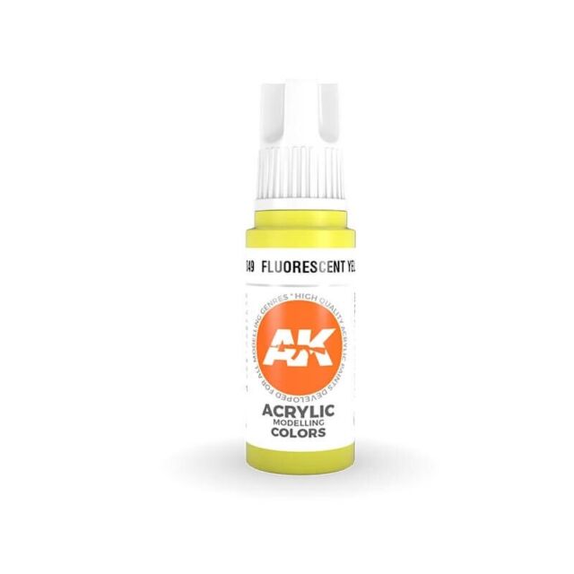 AK-Interactive: 3rd Gen Acrylics - Fluorescent Yellow