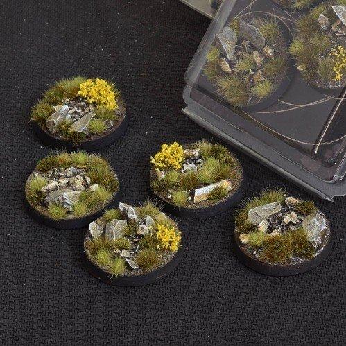 Gamer Grass- Battle Ready Bases: Highland Round 40mm