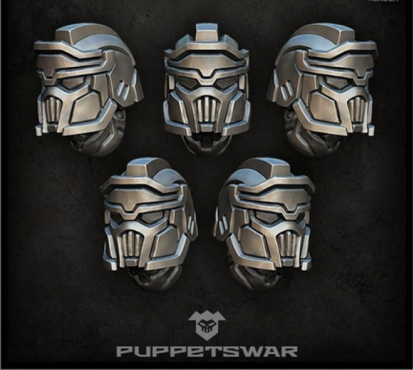Puppets War Accessories: Masked Legionnaire Helmets (5)