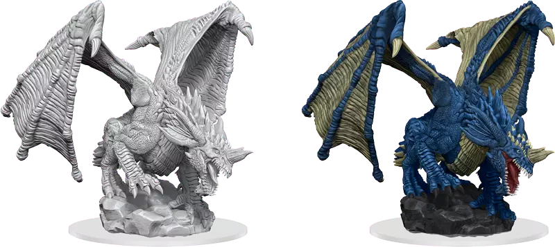 WizKids D&D Nolzur's Marvelous Miniatures: Young Blue Dragon