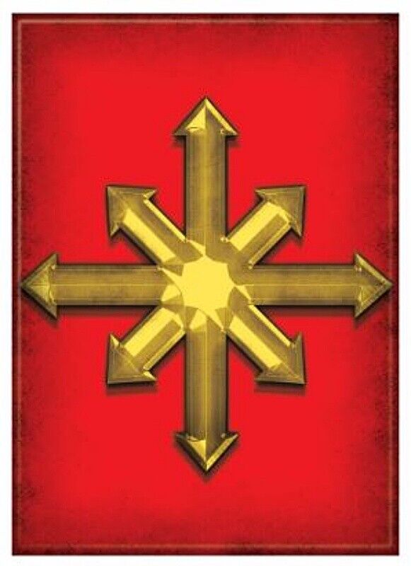 ATA Boy Magnet: Warhammer 40K Chaos Star Gold