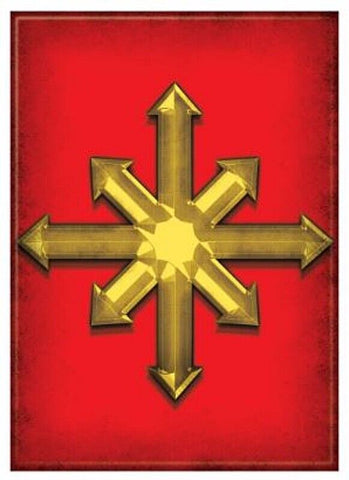 ATA Boy Magnet: Warhammer 40K Chaos Star Gold
