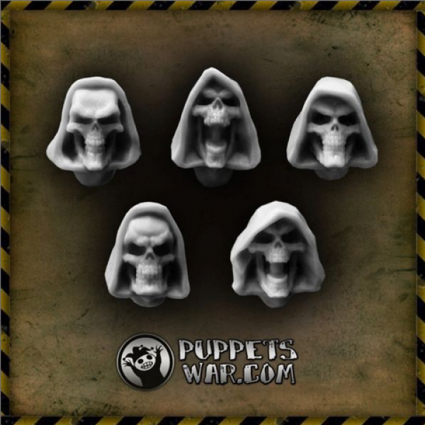 Puppets War Accessories: Hooded Skulls (5)