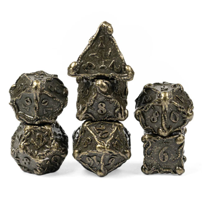 KRAKEN JEWELS - BRONZE - RPG METAL DICE SET