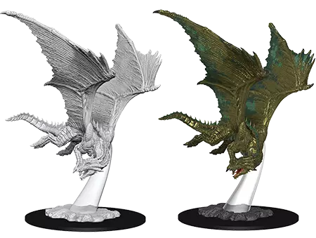 Dungeons & Dragons Nolzur's Marvelous Miniature Young Bronze Dragon