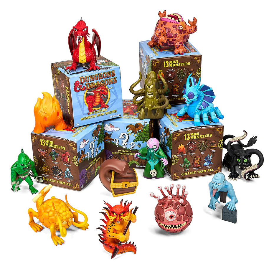 DUNGEONS & DRAGONS MINI 3" VINYL FIGURE BLIND BOX