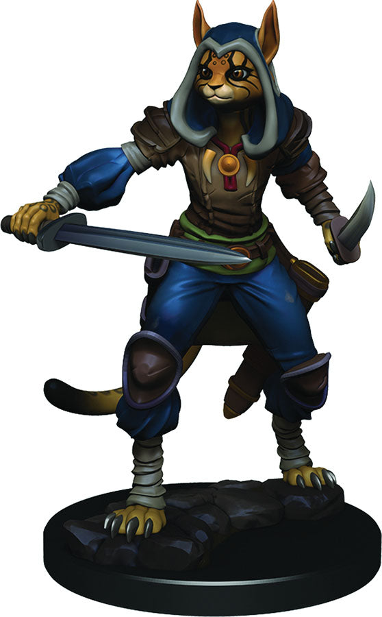 Dungeons & Dragons Fantasy Miniatures: Icons of the Realms Premium Figures W3 Tabaxi Female Rogue