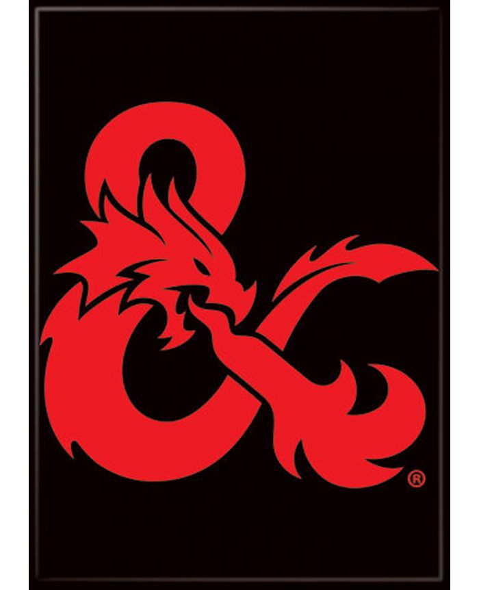ATA Boy Carded Magnet: DnD Dragon Ampersand