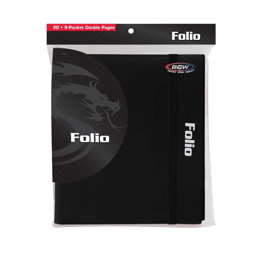 BCW 9 Pocket Folio - Black
