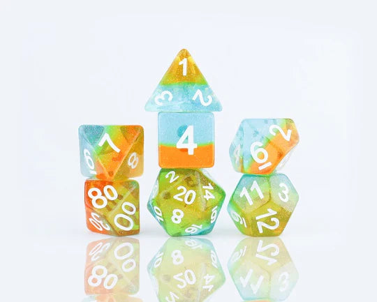 Sirius Dice Set - Celestial Ocean - Dusk