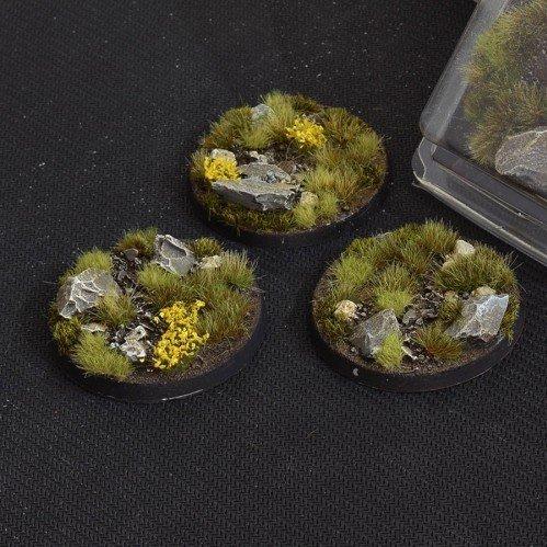 Gamer Grass- Battle Ready Bases: Highland Round 50mm