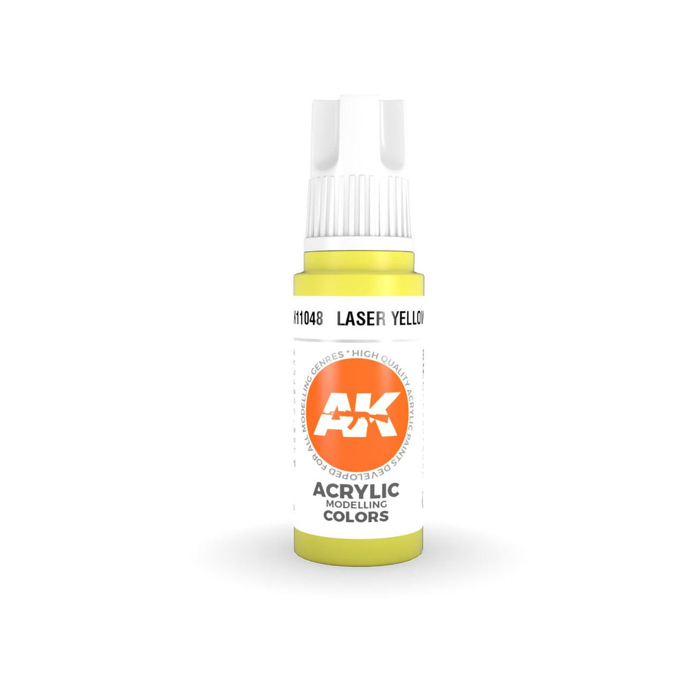 AK-Interactive: 3rd Gen Acrylics - Laser Yellow