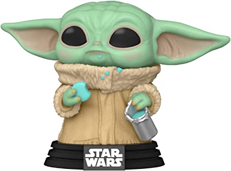 Funko Pop! Star Wars: The Mandalorian - The Child (Grogu) with Cookie Vinyl Figure