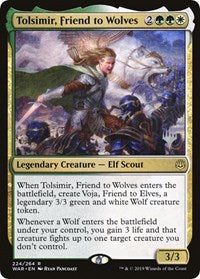 Tolsimir, Friend to Wolves [Promo Pack: Throne of Eldraine]