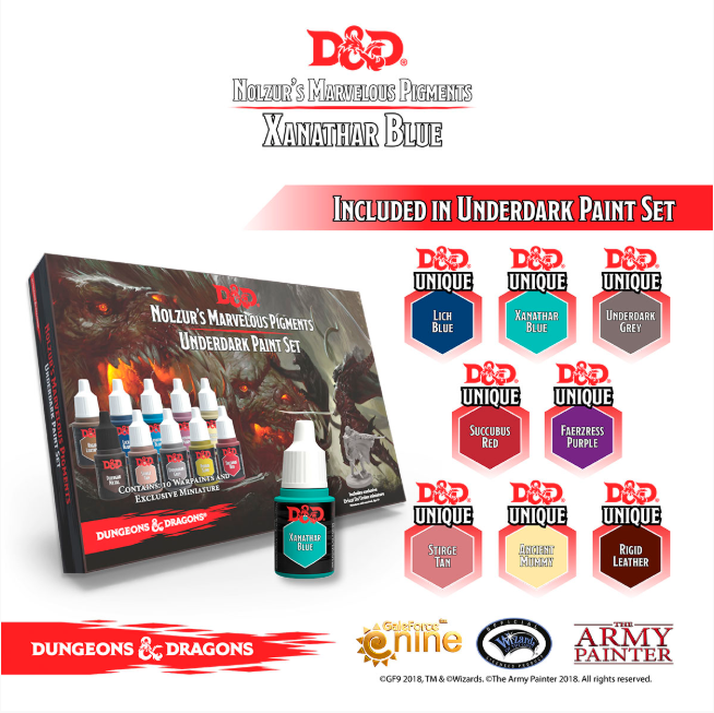 D&D Unique Warpaint: Xanathar Blue