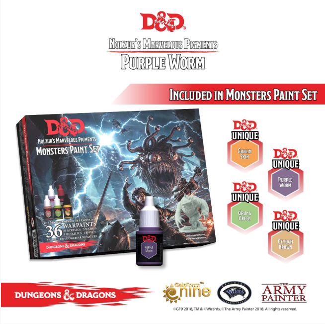 D&D Unique Warpaint: Purple Worm
