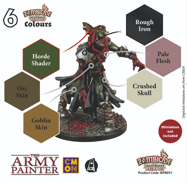 Warpaints Zombicide Green Horde Set