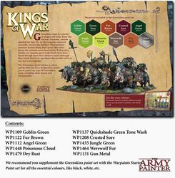 Kings of War: Greenskins Paint Set
