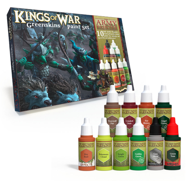 Kings of War: Greenskins Paint Set