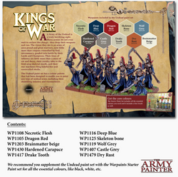 Kings of War: Undead Paint Set