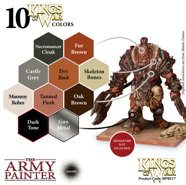 Kings of War: Ogres Paint Set