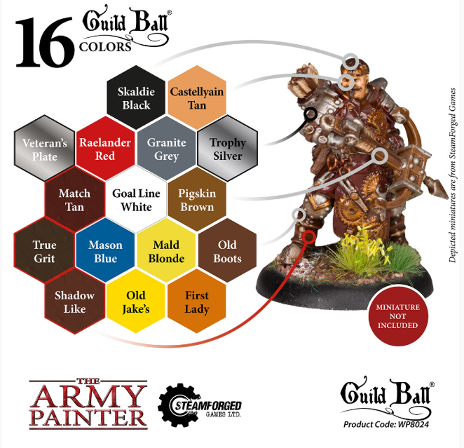 Guild Ball: Kick Off! Paint Set