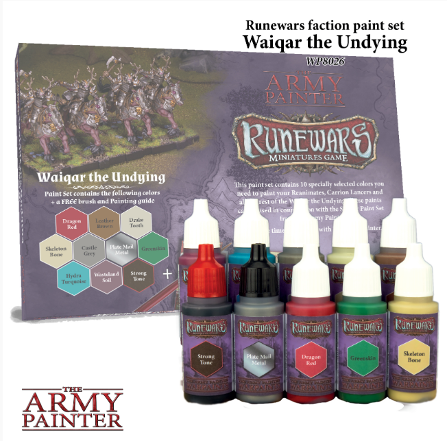 Runewars: Waiqar the Undying Paint Set