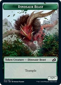 Dinosaur Beast Token [Ikoria: Lair of Behemoths]