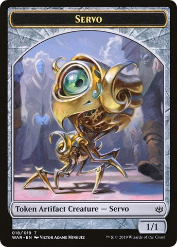 Servo // Dragon Double-sided Token (Challenger 2020) [Unique and Miscellaneous Promos]