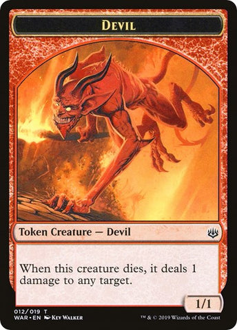 Devil // Satyr Double-sided Token (Challenger 2020) [Unique and Miscellaneous Promos]