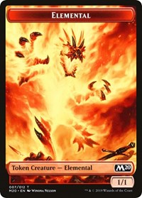 Elemental // Satyr Double-sided Token (Challenger 2020) [Unique and Miscellaneous Promos]