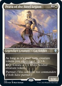 Prava of the Steel Legion (Foil Etched) [Commander Legends]