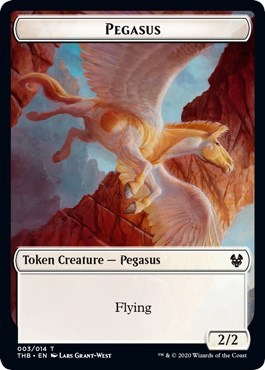 Pegasus // Wall Double-sided Token (Challenger 2021) [Unique and Miscellaneous Promos]