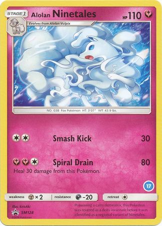 Alolan Ninetales (SM128) [Sun & Moon: Trainer Kit - Alolan Sandslash & Alolan Ninetales]
