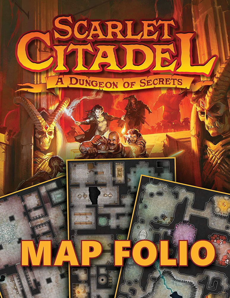 5E Scarlet Citadel: A Dungeon of Secrets Map Folio