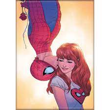 ATA-Boy Magnet: Marvel Spiderman Kissing MJ