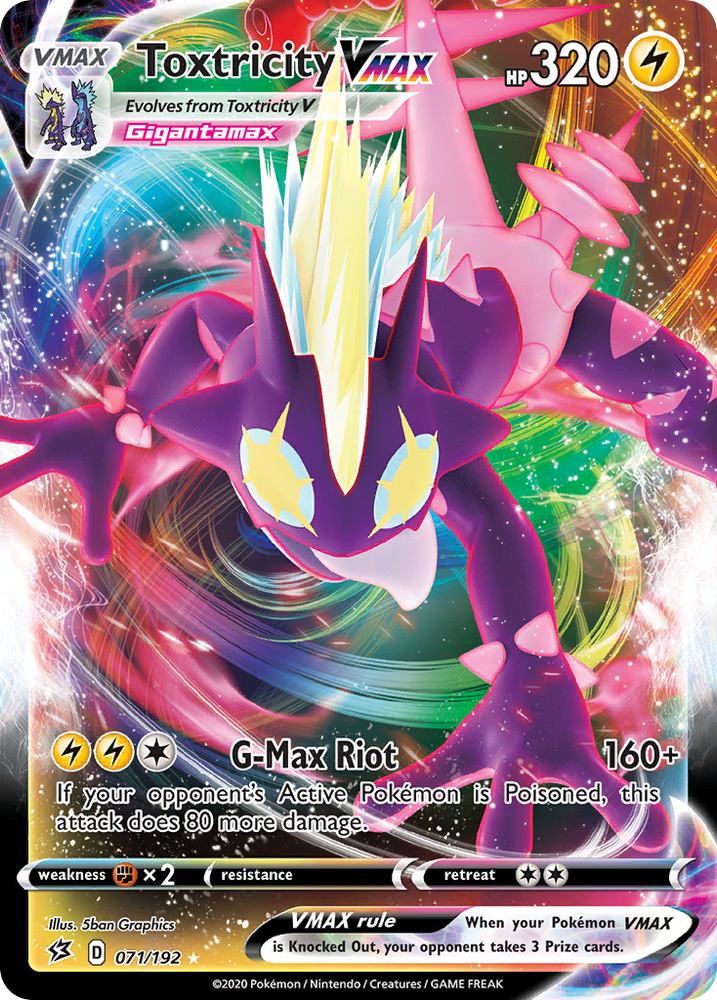 Toxtricity VMAX (71/192) [Sword & Shield: Rebel Clash]