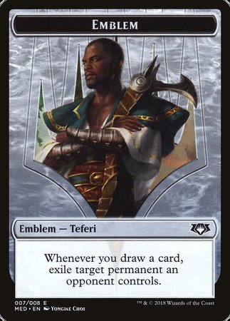 Emblem - Teferi, Hero of Dominaria [Mythic Edition Tokens]