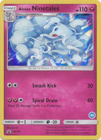 Alolan Ninetales (SM128) [Sun & Moon: Trainer Kit - Alolan Sandslash & Alolan Ninetales]