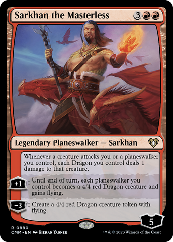 Sarkhan the Masterless [Commander Masters]