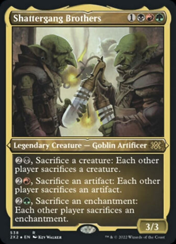 Shattergang Brothers (Foil Etched) [Double Masters 2022]