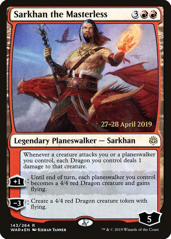 Sarkhan the Masterless  [War of the Spark Prerelease Promos]