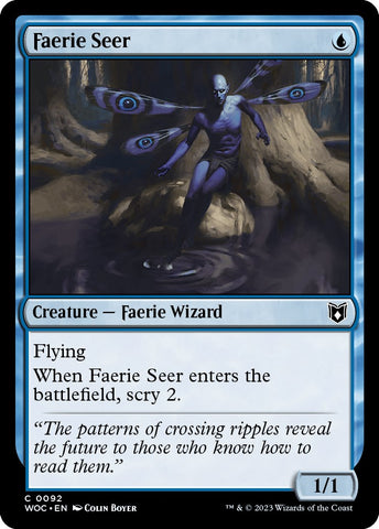 Faerie Seer [Wilds of Eldraine Commander]