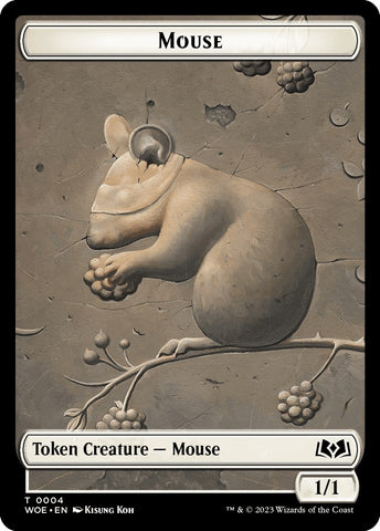 Mouse Token [Wilds of Eldraine Tokens]