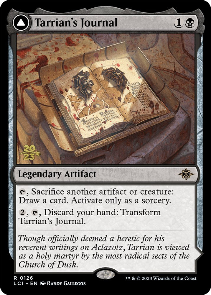 Tarrian's Journal // The Tomb of Aclazotz [The Lost Caverns of Ixalan Prerelease Cards]